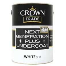 CROWN TRADE Next Generation Plus Undercoat WHITE 5LITRE