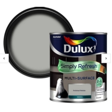 DULUX SIMPLY REFRESH M/S EGGSHELL POLISH PEBBLE 750ML