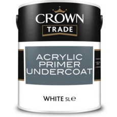 CROWN TRADE Acrylic Primer U.Coat White 5LITRE