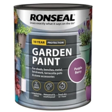 Ronseal Garden Paint Purple Berry 750ml