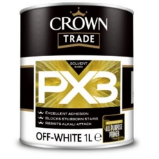CROWN TRADE Alkali RESISTANT Primer Off White PX3  5LITRE