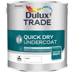DULUX TRADE QUICK DRY UNDERCOAT WHITE 1L