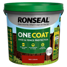 RONSEAL ONE COAT SHED & FENCE PROTECTOR RED CEDAR 5LITRE