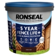 RONSEAL FENCE LIFE PLUS DARK OAK 5litre