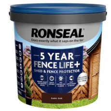 RONSEAL FENCE LIFE PLUS DARK OAK 5litre