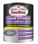 SANDTEX  10 YEAR SATIN MULTI SURFACE   SECLUSION 750ML