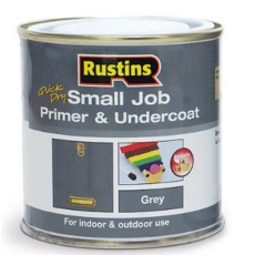 RUSTINS SMALL JOB PRIMER & UNDERCOAT GREY 250MLS