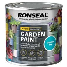 Ronseal Garden Paint Summer Sky 250ml