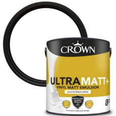 CROWN ULTRAMATT PLUS BRILLIANT WHITE 5lITRES