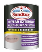 SANDTEX  10 YEAR SATIN MULTI SURFACE   VINTAGE PINK 750ML