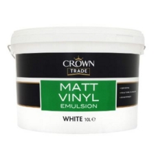 CROWN TRADE Matt WHITE 10LITRE