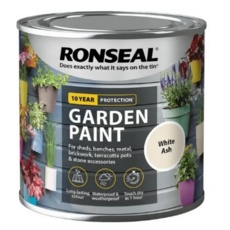 Ronseal Garden Paint White Ash 250ml