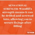 TETRION  2 PART WOODFIL NATURAL 400GRM