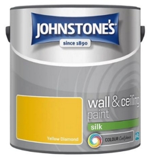 JOHNSTONE'S WALL & CEILING SILK YELLOW DIAMOND 2.5LITR