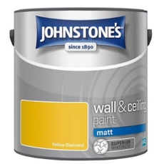 JOHNSTONE'S WALL & CEILING MATT YELLOW DIAMOND 2.5LITR